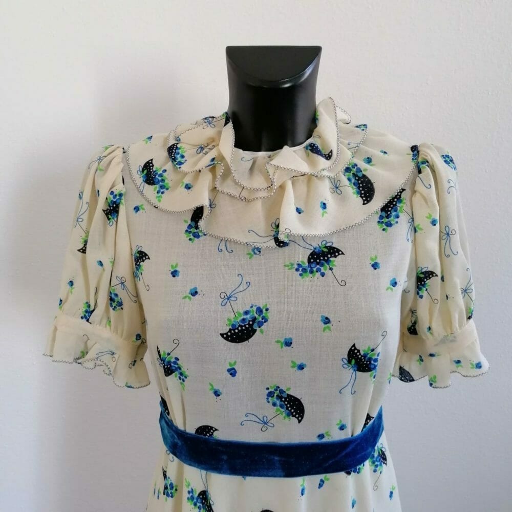 Abito handmade sartoriale anni 60 - immagine 2