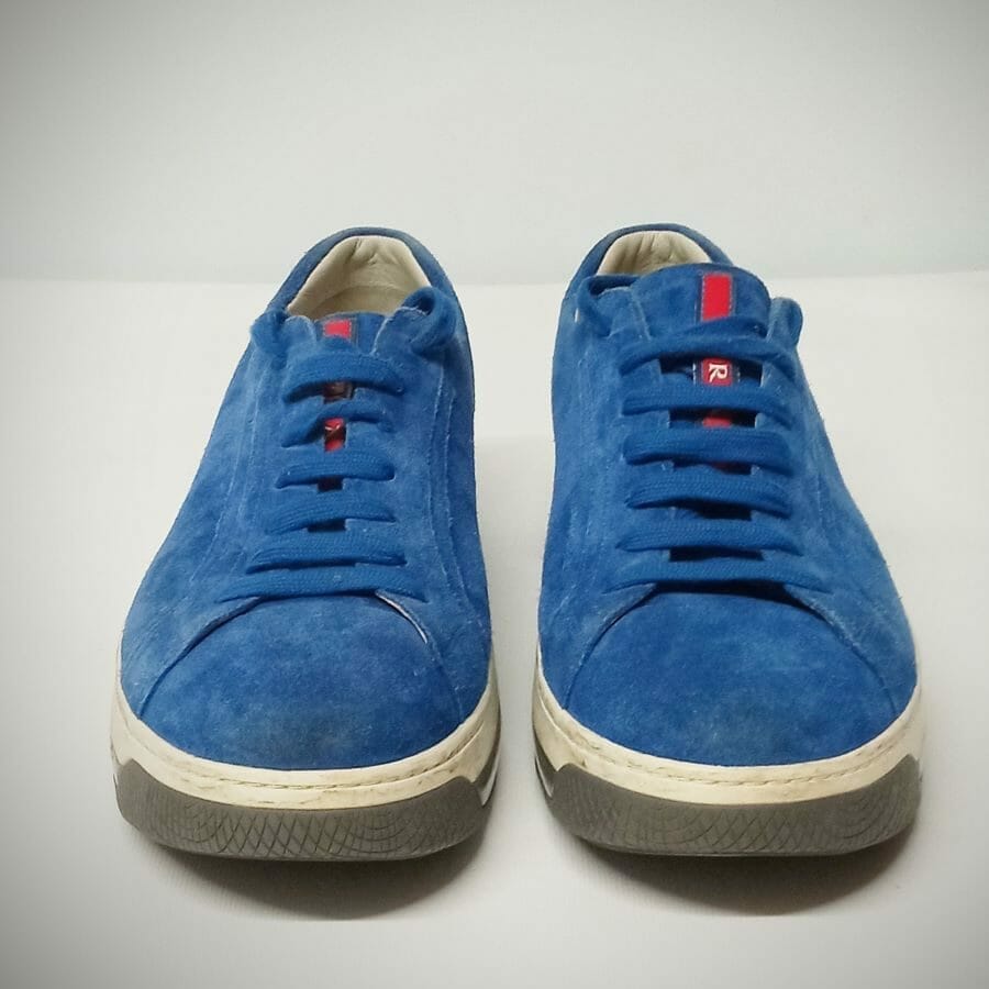 Prada scarpe blu best sale