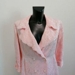 vestaglia anni 70 vintage rosa