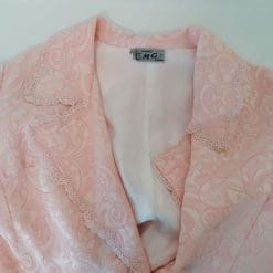 vestaglia anni 70 vintage rosa