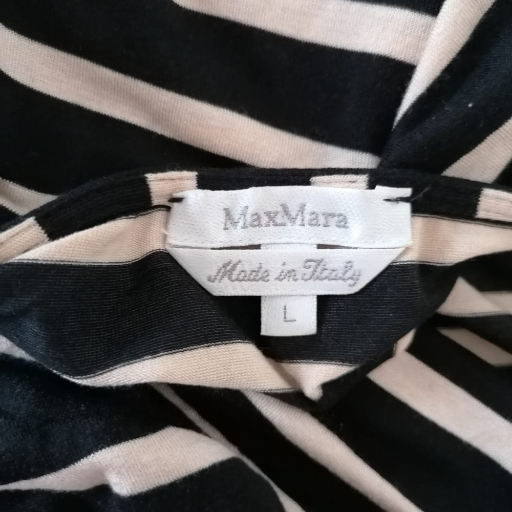 max mara maglietta a righe incrociata