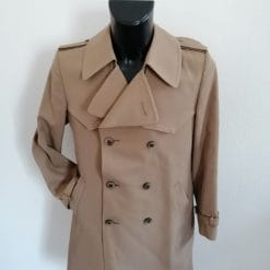 trench anni 70 da uomo vintage