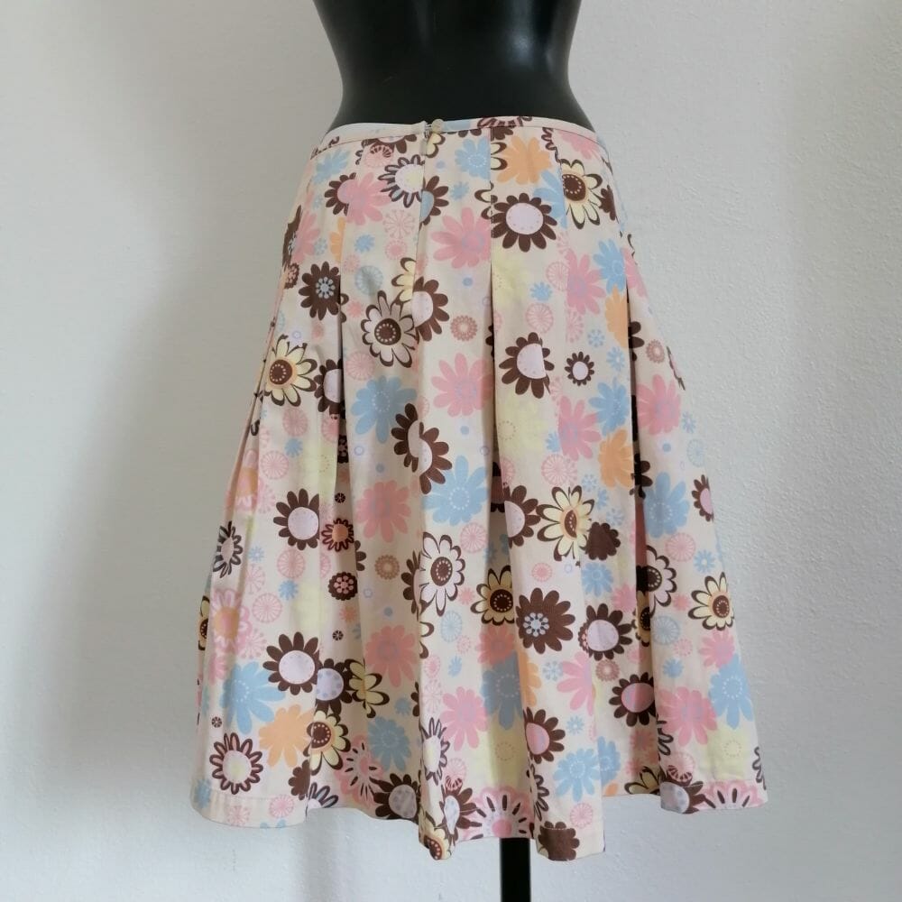 Gonna vintage anni 70 a pieghe - immagine 3