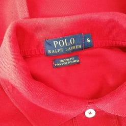 polo ralph lauren maglia rossa uomo