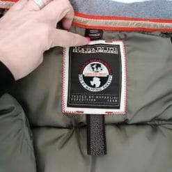 Napapijri smanicato arancione vera piuma