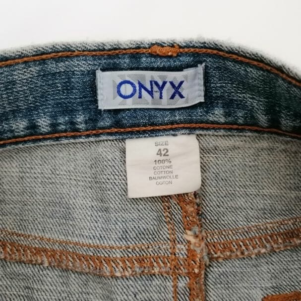 Onyx minigonna di jeans anni 90 - immagine 4