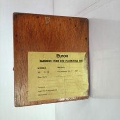 barometro vintage con scatola legno