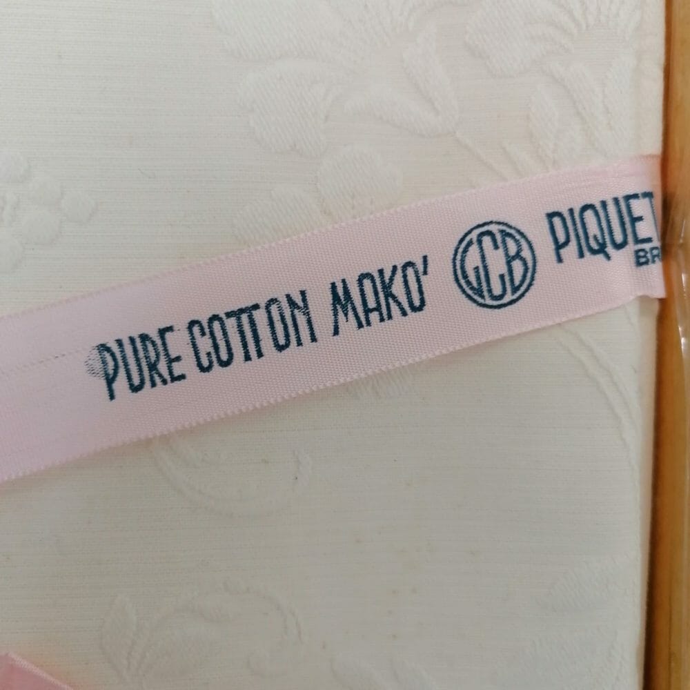 Copriletto in piquet antico di cotone makò - immagine 7