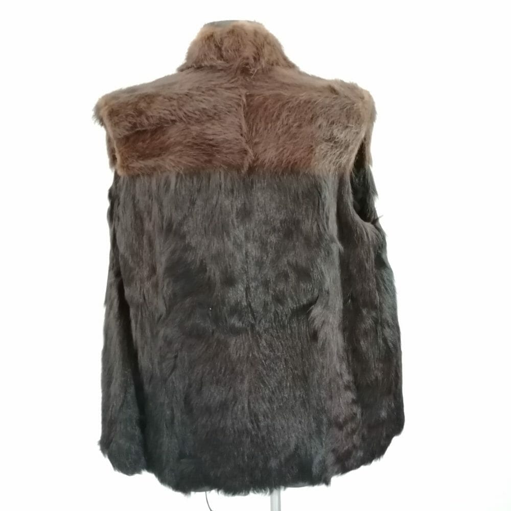 Pelliccia vintage, gilet smanicato - immagine 2