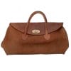 grossa borsa vintage in pelle