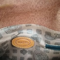 grossa borsa vintage in pelle