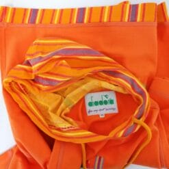diadora anni 90 maglia con cappuccio arancione