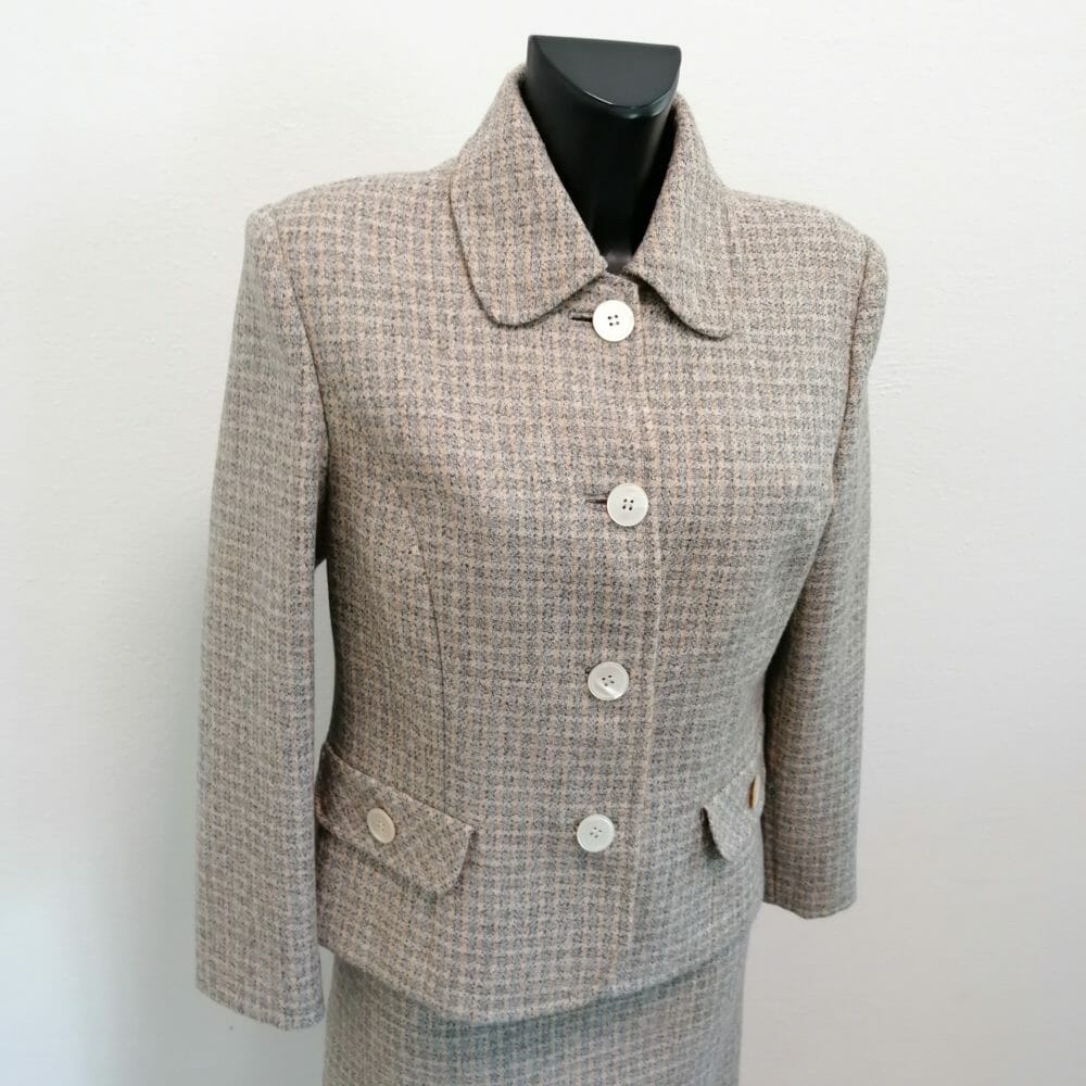 Tailleur anni 60 in lana - immagine 3