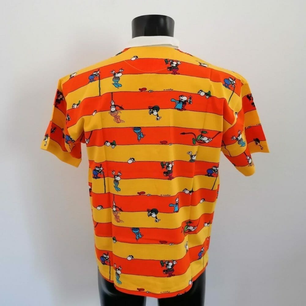 Mordillo maglietta anni 90 a righe - immagine 2