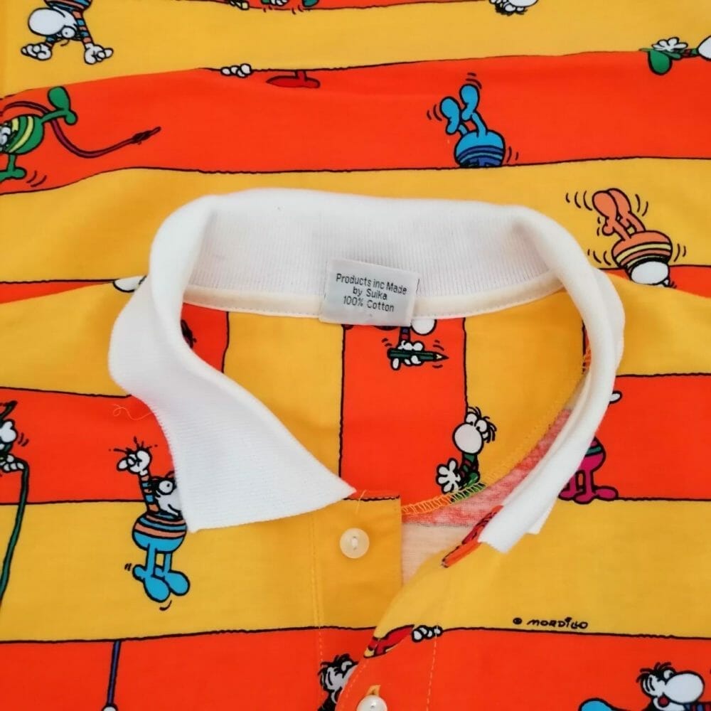 Mordillo maglietta anni 90 a righe - immagine 3