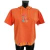 diadora anni 90 maglia con cappuccio arancione