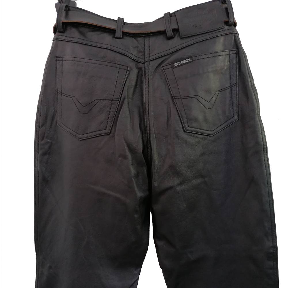 harley davidson pantaloni di pelle donna