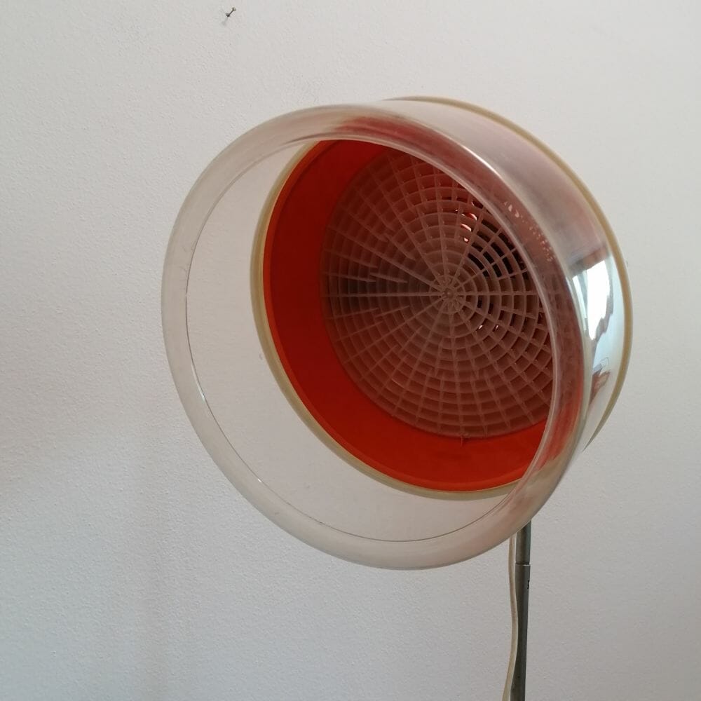 Casco asciugacapelli Rowenta anni 70 arancione - immagine 3