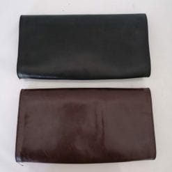 coppia clutch di pelle anni 60