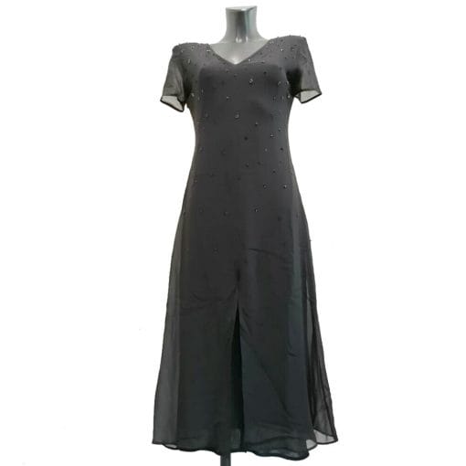 pancaldi vestito seta vintage