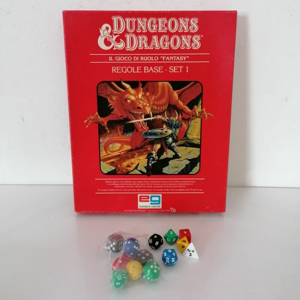 Dungeons & Dragons Basic Set 1 Regole Base 1983 - Mercato Solidale Mani ...