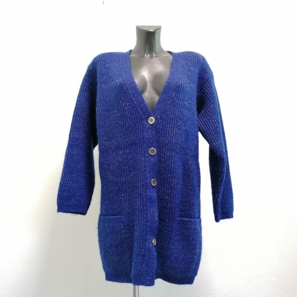 Cardigan 2024 blu elettrico