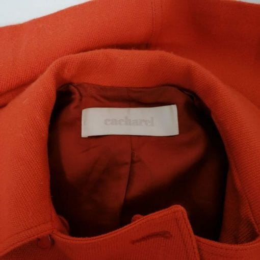 giacca anni 80 rossa in cotone