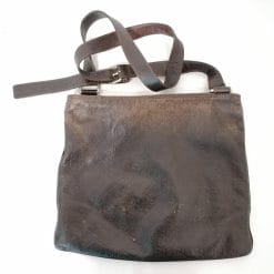 gucci borsa in pelle vintage tracolla