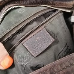 gucci borsa in pelle vintage tracolla