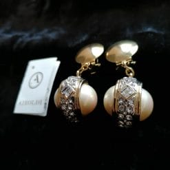 Airoldi orecchini anni 80 di alta bigiotteria