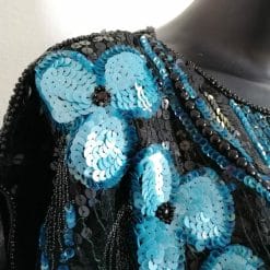 maglia anni 80 con lustrini