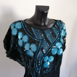 maglia anni 80 con lustrini