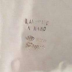 Teiera vintage argento 800 Greggio argenterie