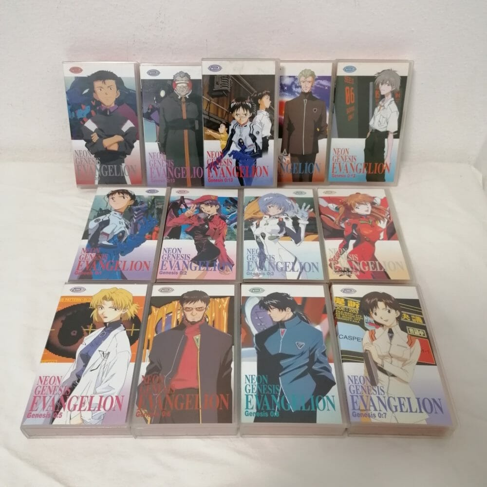 neon genesis evangelion VHS collezione completa italiano 13 volumi