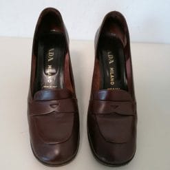 prada vintage scarpe anni 90 tacco