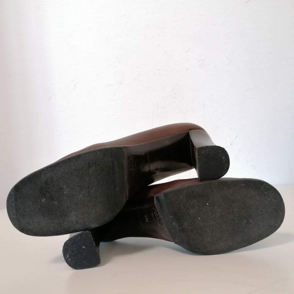 prada vintage scarpe anni 90 tacco