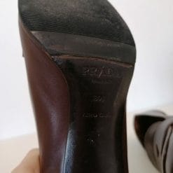 prada vintage scarpe anni 90 tacco