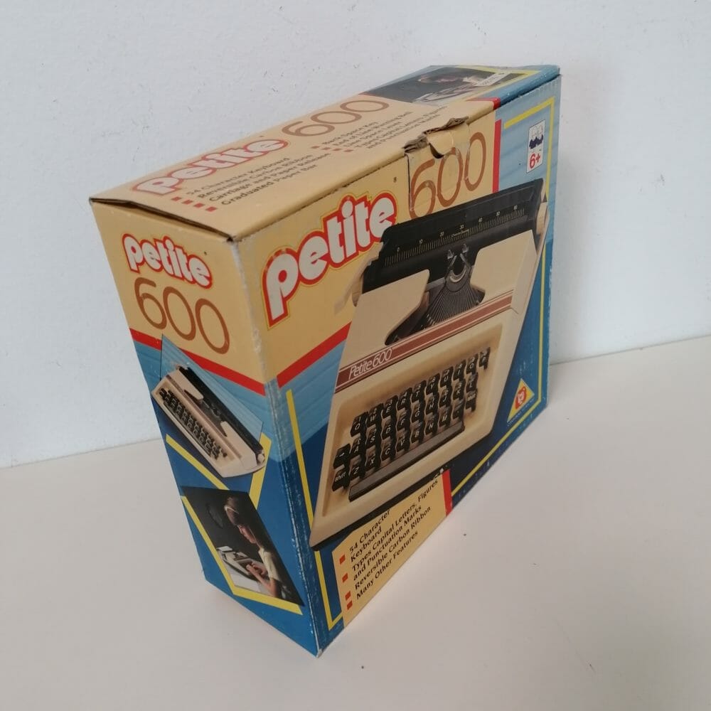petite 600 macchina da scrivere giocattolo anni 60