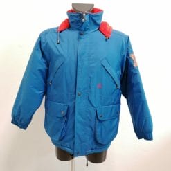 dubin giacca da sci anni 90 azzurra