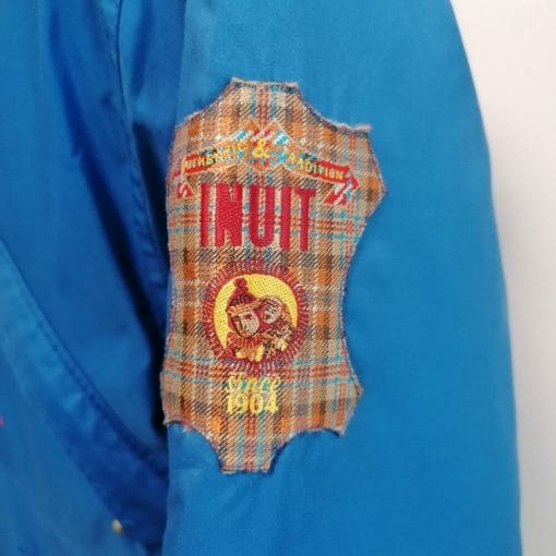 dubin giacca da sci anni 90 azzurra