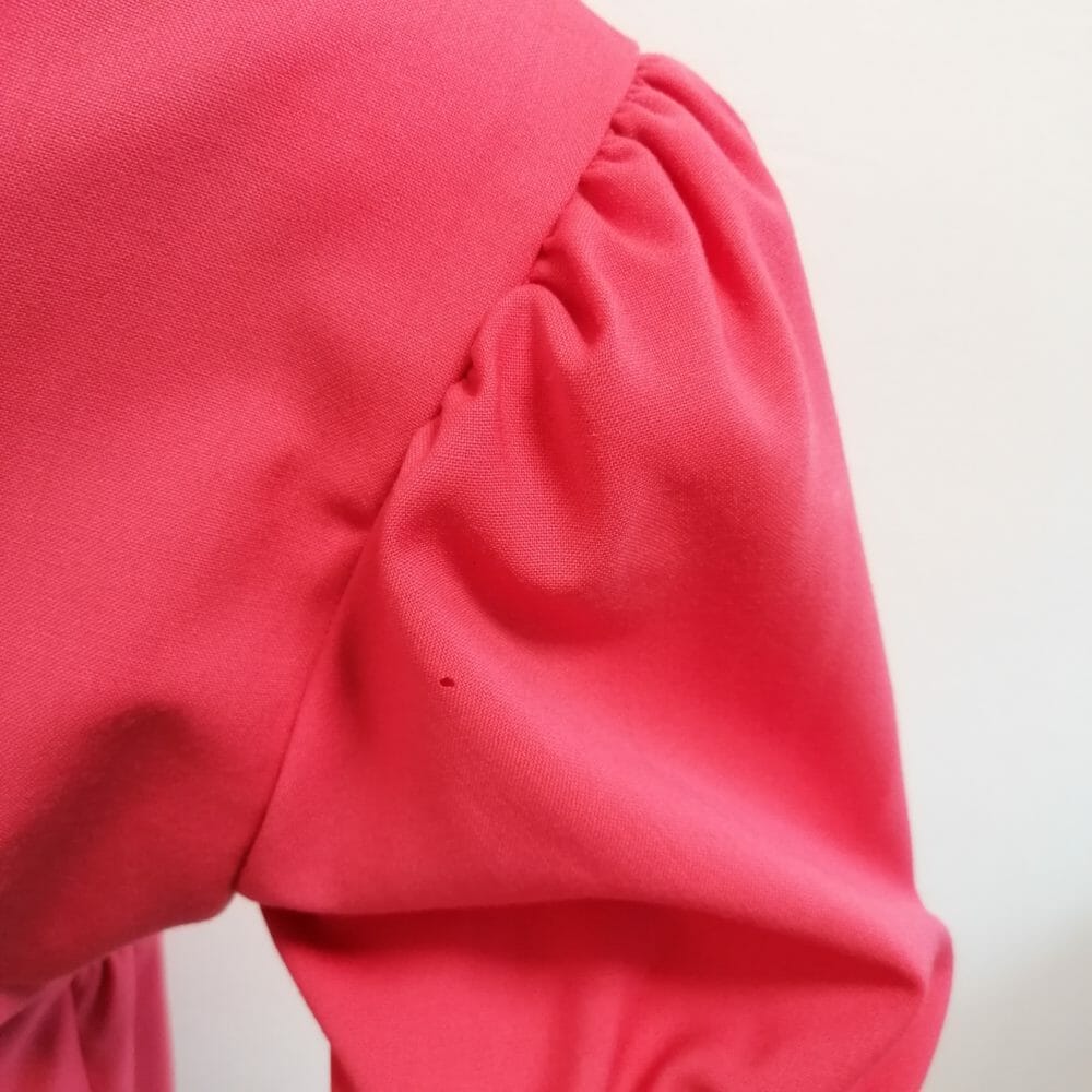 Abito anni 80 salmone - immagine 4