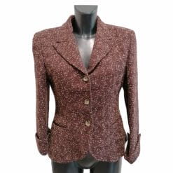 mariella burani blazer invernale bordeaux