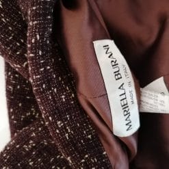 mariella burani blazer invernale bordeaux