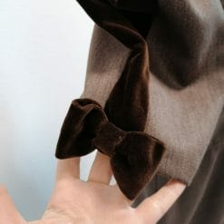 abito vintage marrone sartoriale