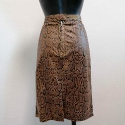 completo vintage double face serpente scamosciato