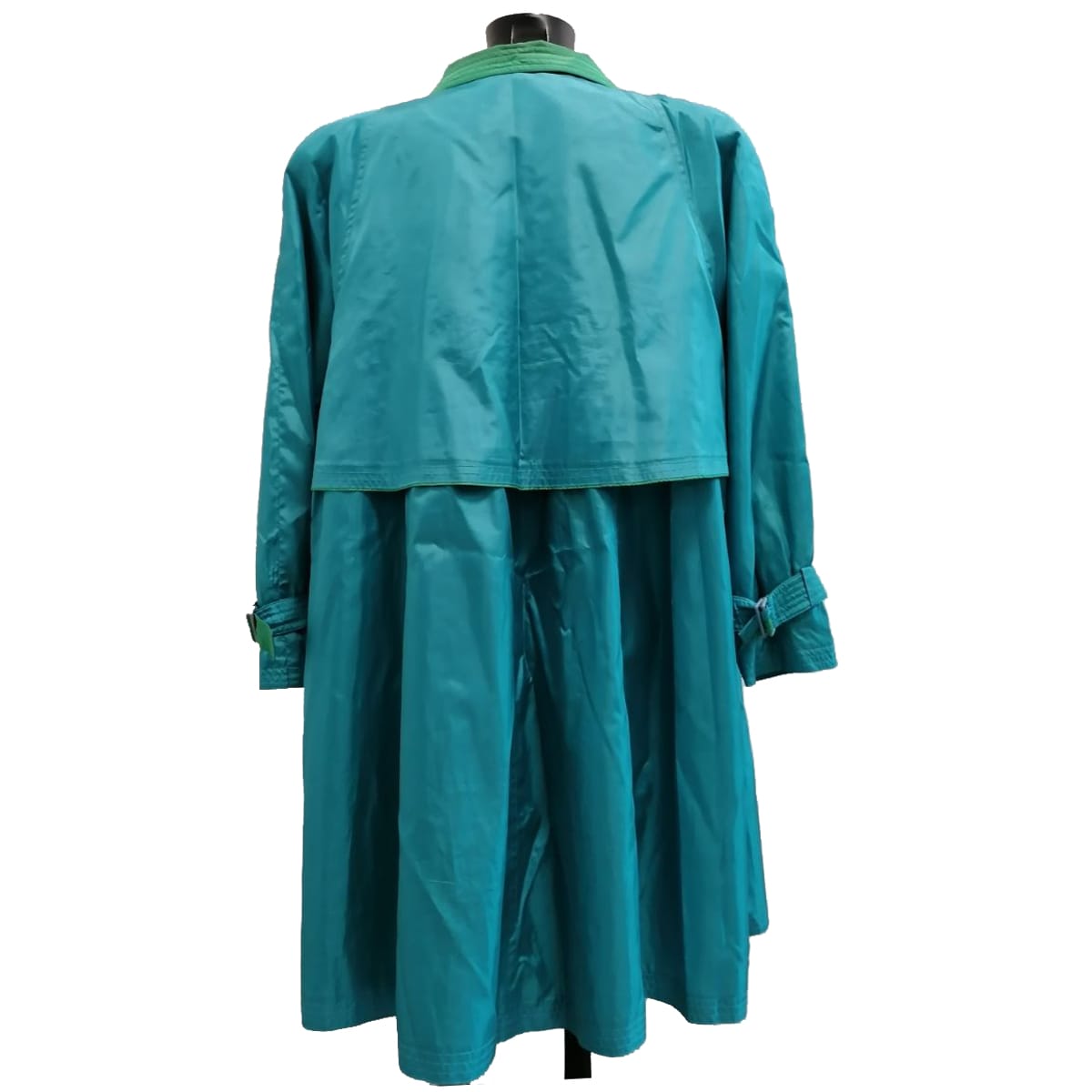 soprabito leggero anni 90 azzurro e verde