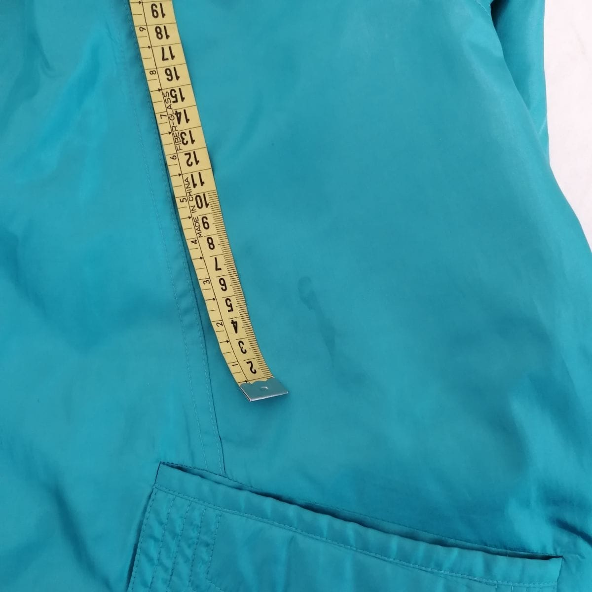 soprabito leggero anni 90 azzurro e verde