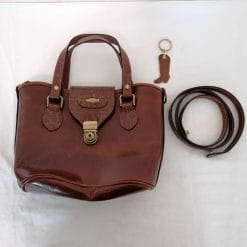 el campero borsa in pelle marrone anni 90