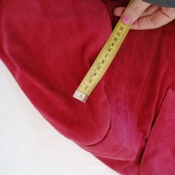 completo vintage scamosciato rosa giacca e gonna tailleur