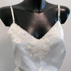 lingerie vintage completo di seta mutandine e top